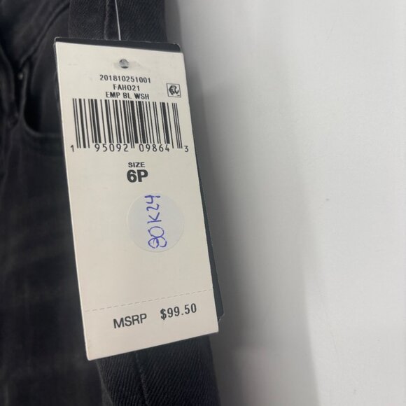 LAUREN Ralph Lauren Women's High-Rise Super-Slim Ankle Jeans Black Size 6P NWT - Picture 5 of 5